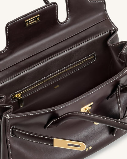 Yara Shoulder Bag - Dark Brown