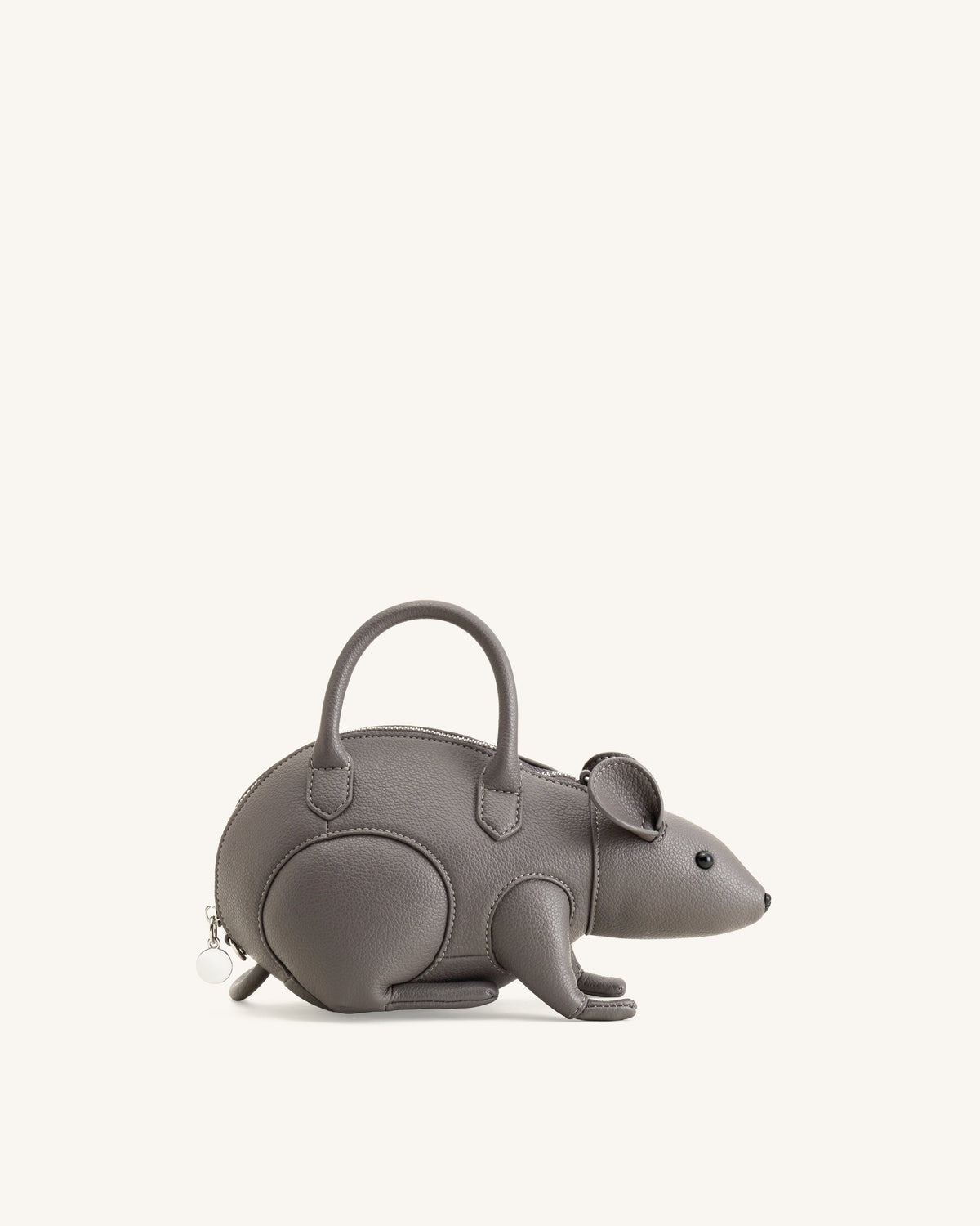 Mia Mouse Top Handle Bag - Gray