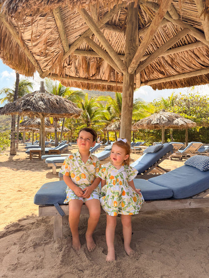 The Citrus Club Cotton Girls Dress