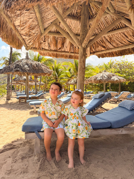 The Citrus Club Cotton Girls Dress