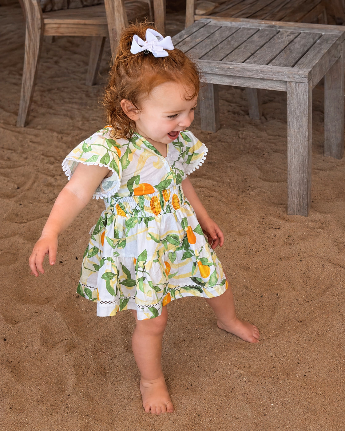 The Citrus Club Cotton Girls Dress