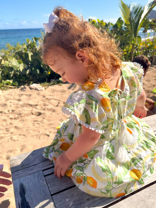 The Citrus Club Cotton Girls Dress